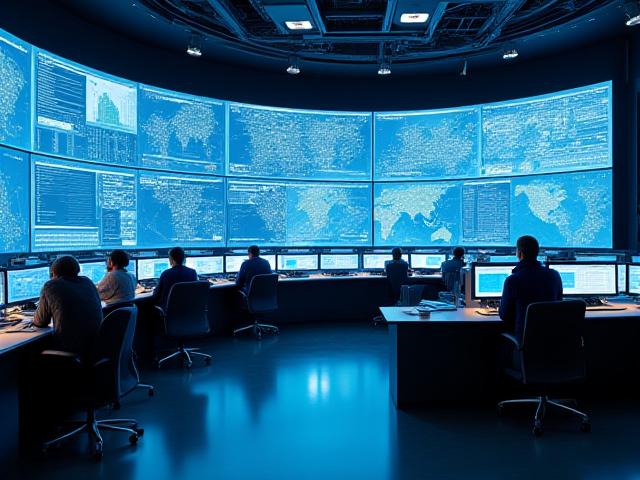 Modern logistics hub showing professional coordination